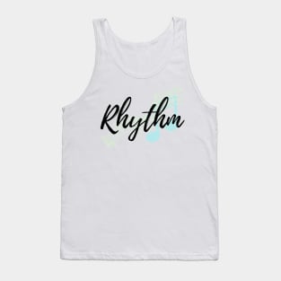 Rhythm Design with Musical Notes Tank Top
